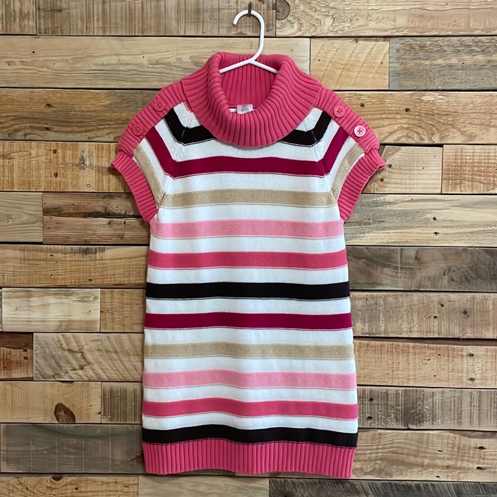 Gymboree Girls Shortsleeved Sweater Dress, Size 7-8.